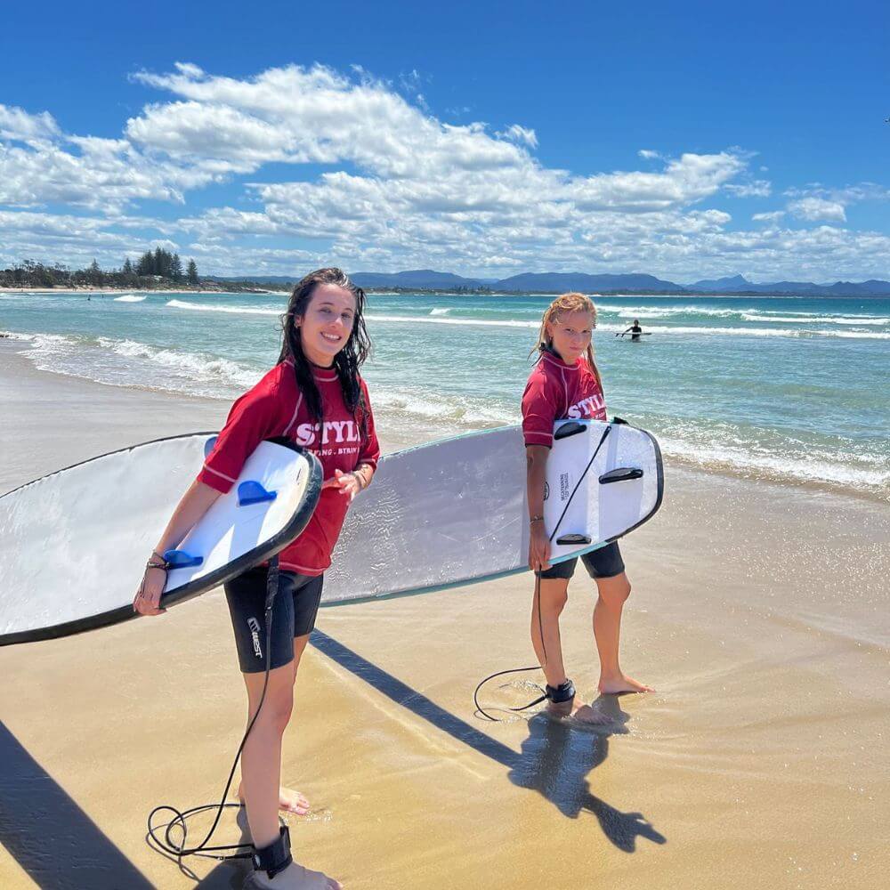 Apprends à surfer à Byron Bay